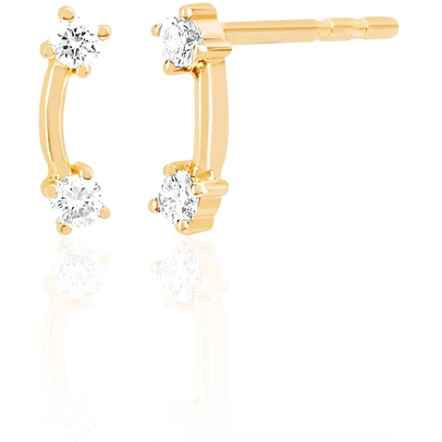 EF Collection Double Solitaire Stud (PAIR)