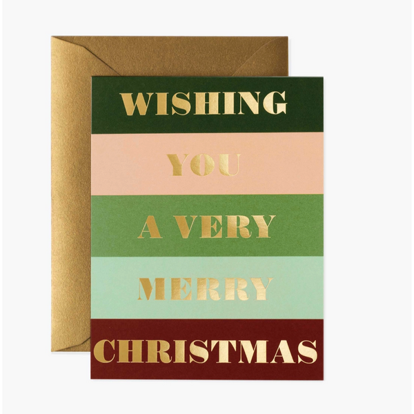Rifle Paper Co. Color Bar Christmas Card