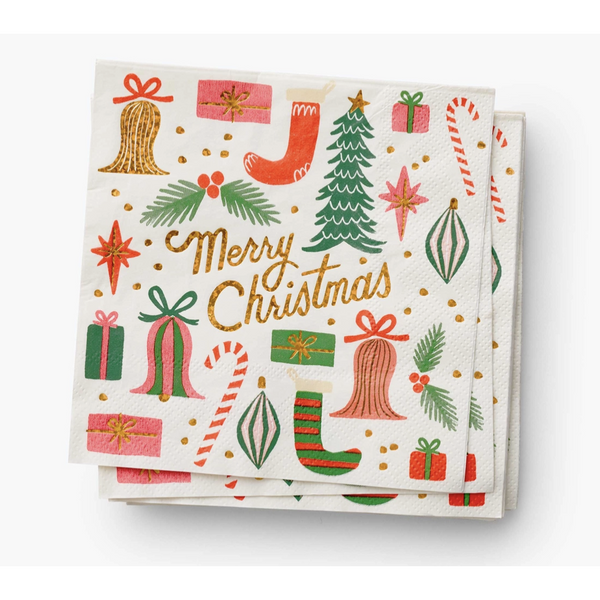 Rifle Paper Co. Deck the Halls Cocktail Napkins