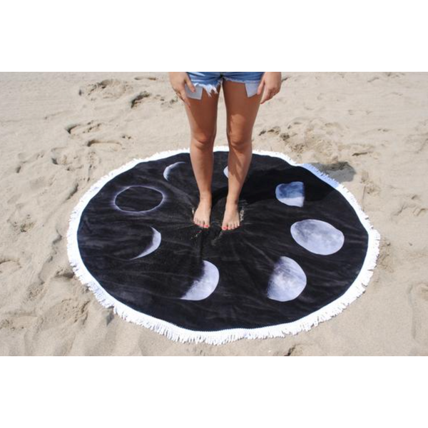 Yoga Zeal Round Beach Towel