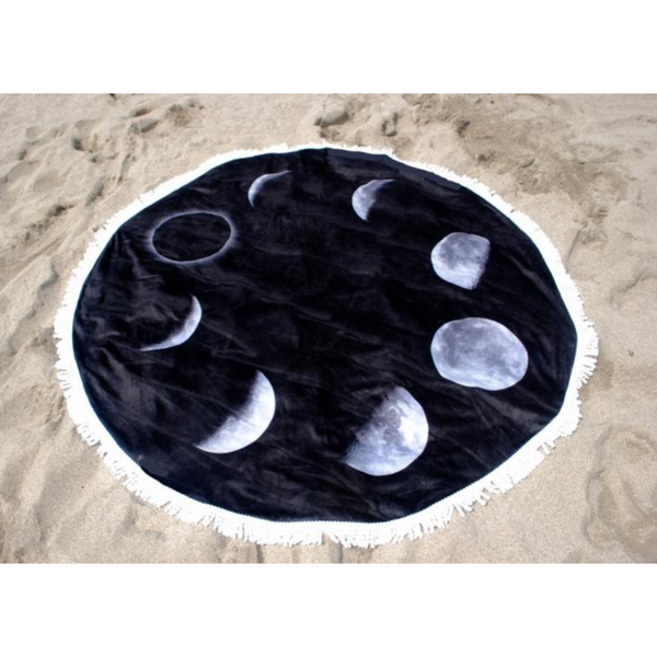 Yoga Zeal Round Beach Towel