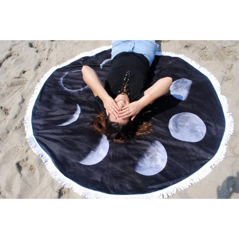 Yoga Zeal Round Beach Towel