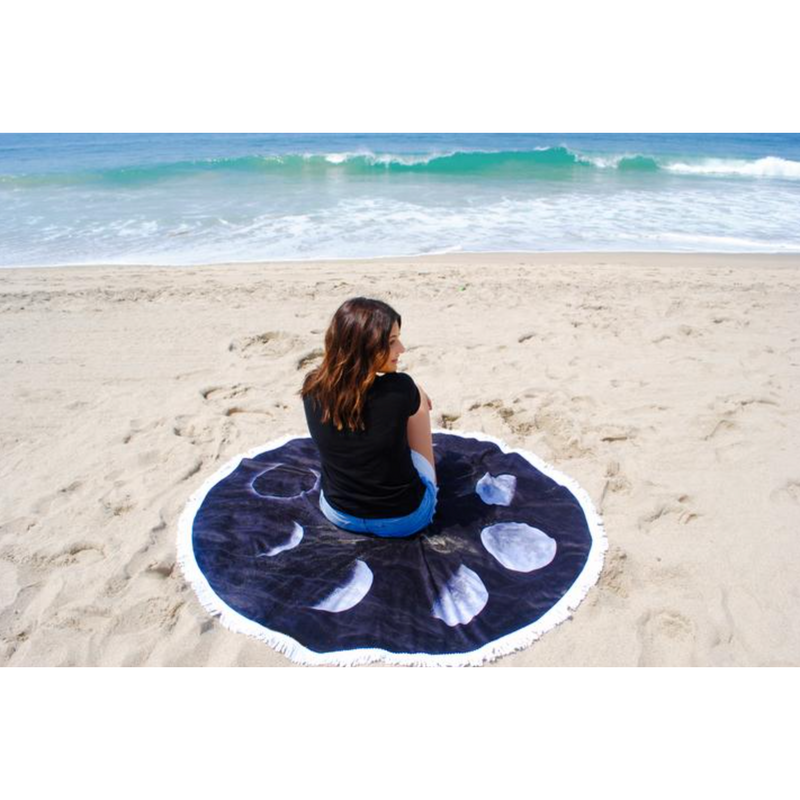 Yoga Zeal Round Beach Towel