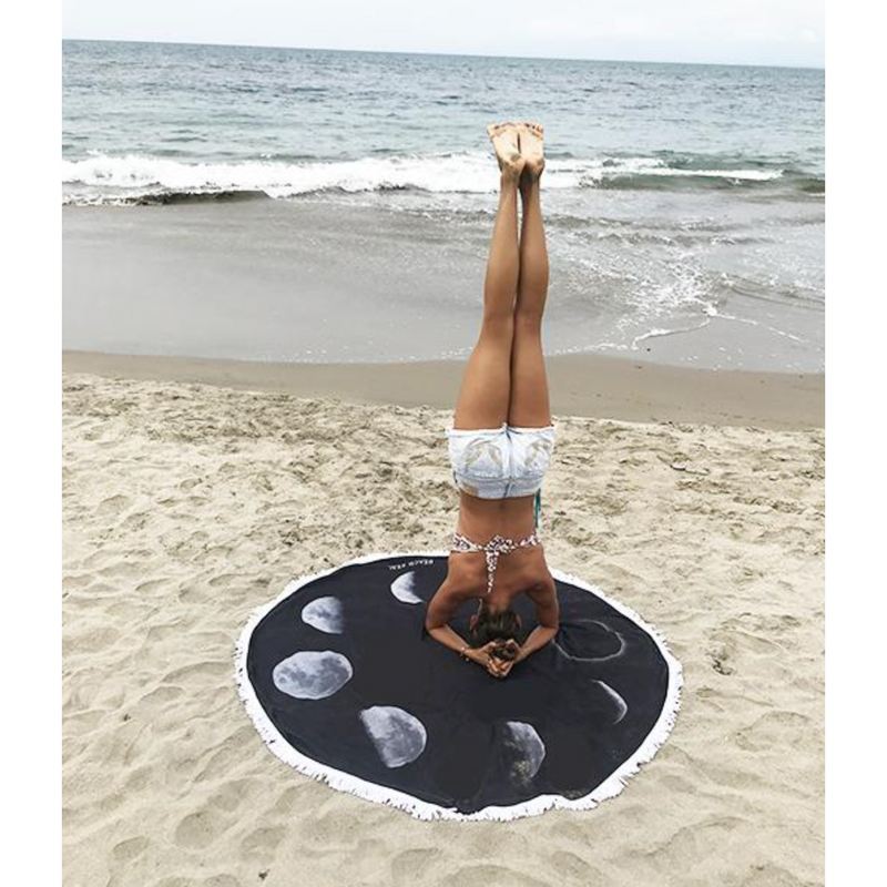 Yoga Zeal Round Beach Towel