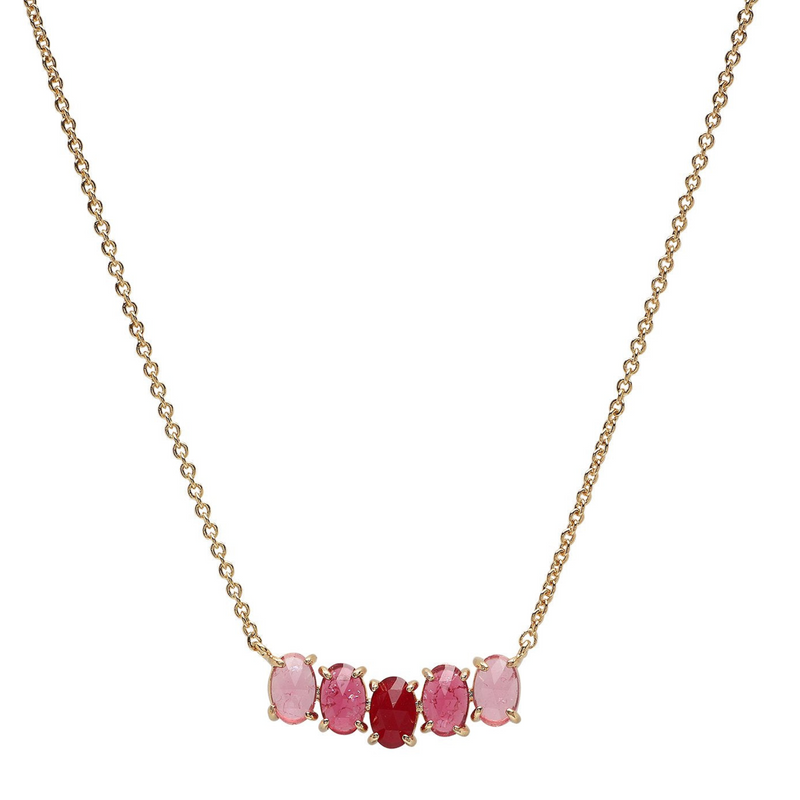 Tai Cluster Birthstone Necklace