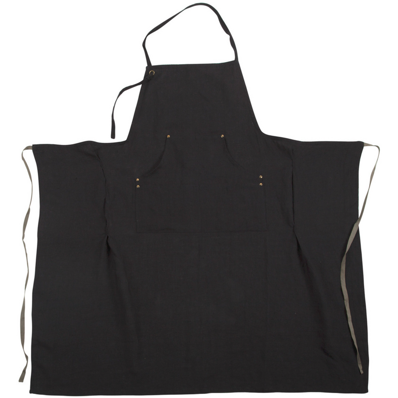 Sir|Madam Grand Apron Faded Black