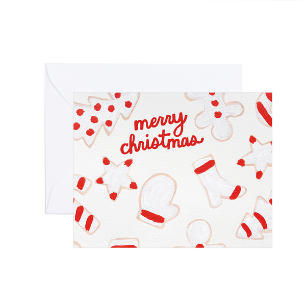 Evergreen Summer Marian Christmas Card