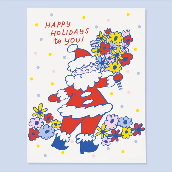 The Good Twin Floral Santa