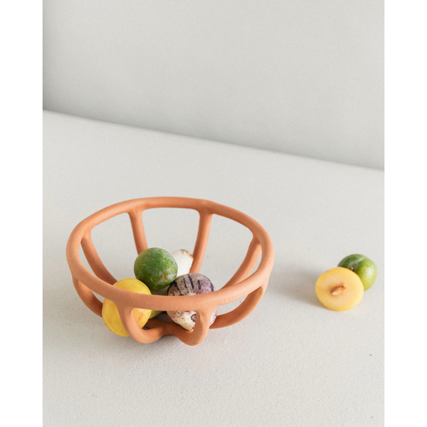 SIN Prong Fruit Bowl - Terracotta