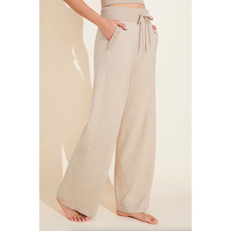 Eberjey Recycled Sweater Pant Oat