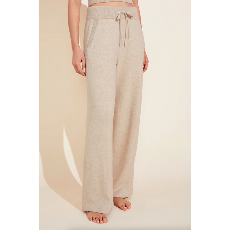 Eberjey Recycled Sweater Pant Oat