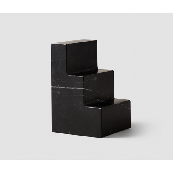 Printworks Bookend - Black/White marble