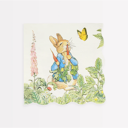 Meri Meri Peter Rabbit In The Garden Large Napkins