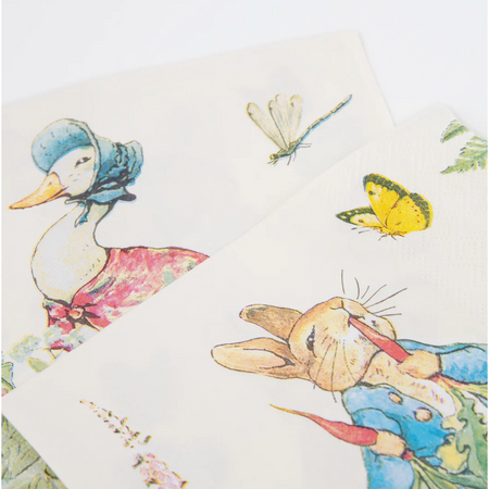 Meri Meri Peter Rabbit In The Garden Large Napkins