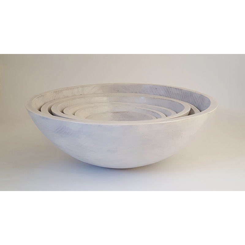 Peterman's Boards & Bowls White Pearl Round Bowl