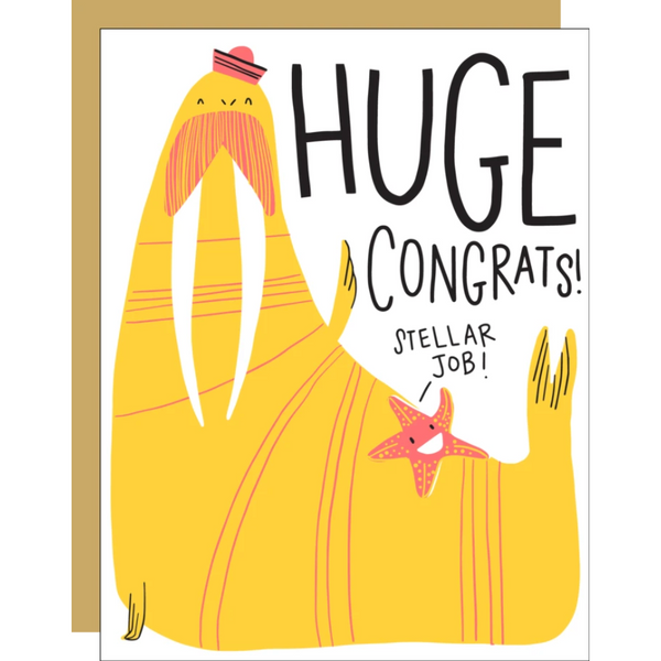 Egg Press walrus congrats