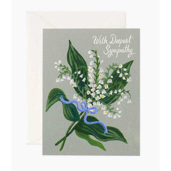Rifle Paper Co. Lily of the Valley Sympathy Card