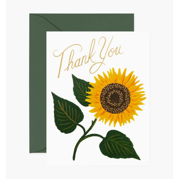 Rifle Paper Co. Sunflower Thank You Card