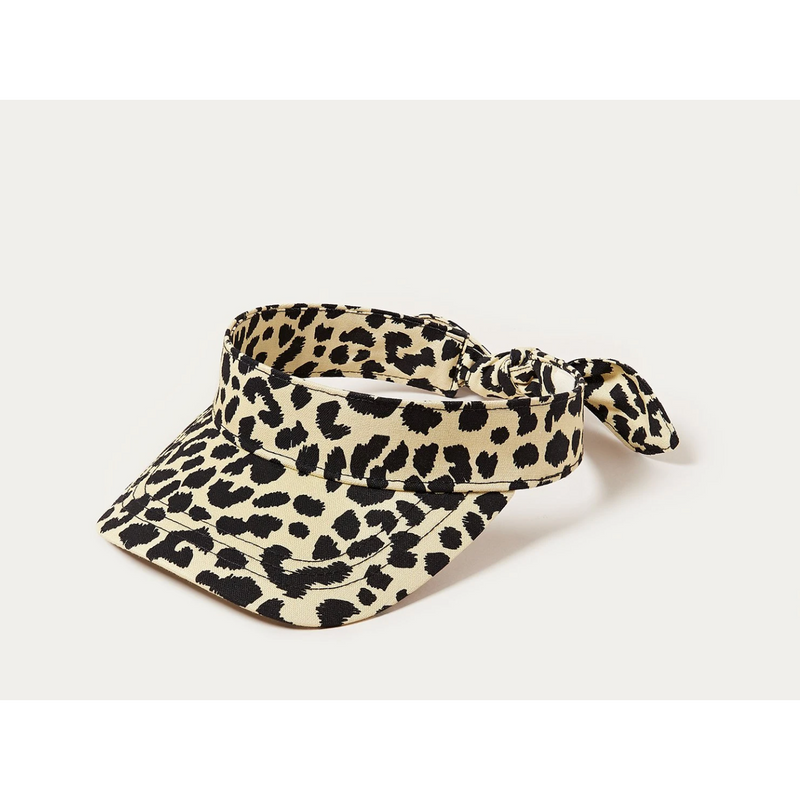 Loeffler Randall Rhonda Bow Visor Leopard