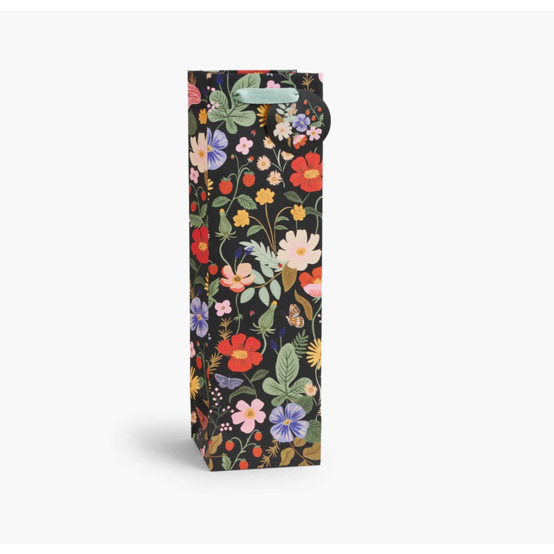 Rifle Paper Co. Strawberry Fields Wine Gift Bag