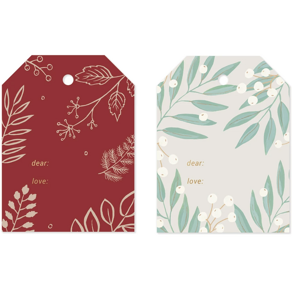Our Heiday Holiday Foliage Gift Tag Set