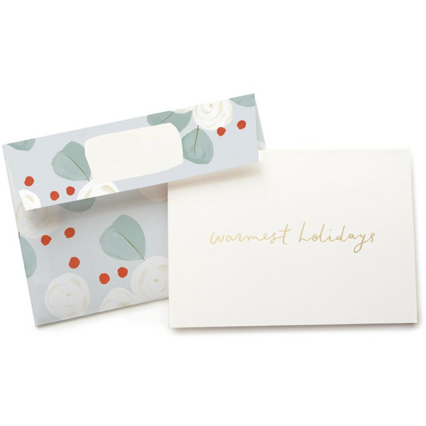Our Heiday Eucalyptus Warmest Holidays Card