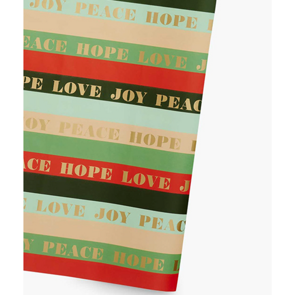 Rifle Paper Co. Peace & Joy Continuous Wrapping Roll