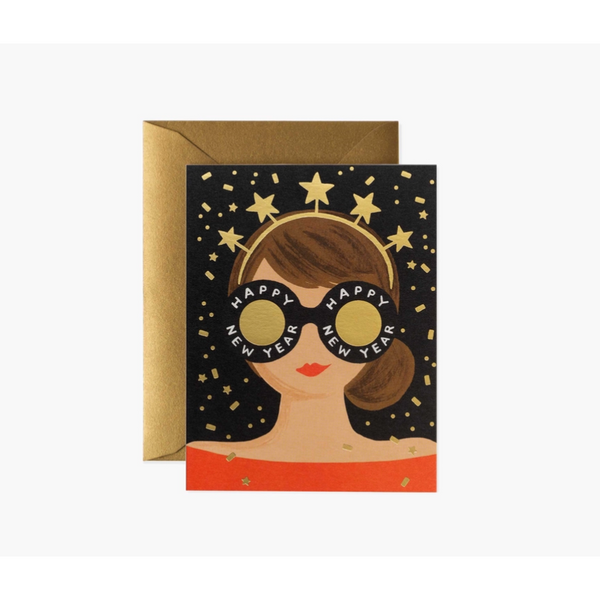 Rifle Paper Co. New Year Girl Card