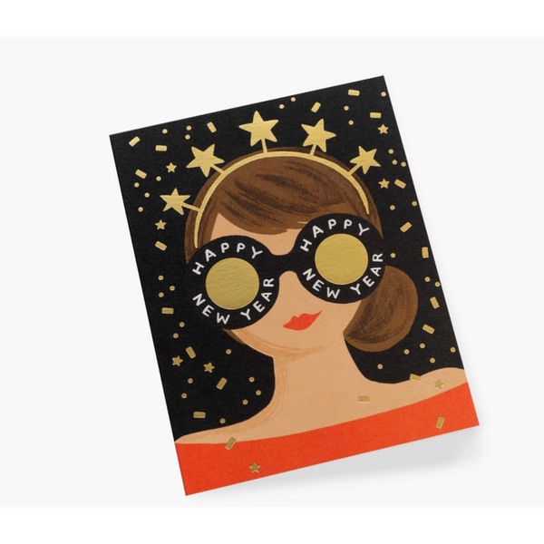 Rifle Paper Co. New Year Girl Card