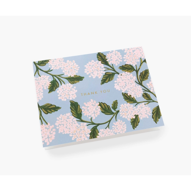Rifle Paper Co. Hydrangea Thank You Card
