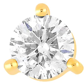 EF Collection Solitaire Diamond Stud Earring