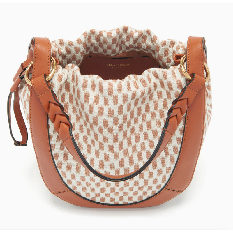 Ulla Johnson Hilma Bucket - Dune Painted Check