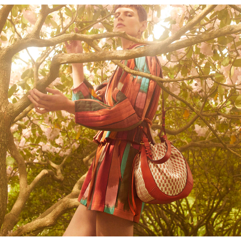 Ulla Johnson Hilma Bucket - Dune Painted Check