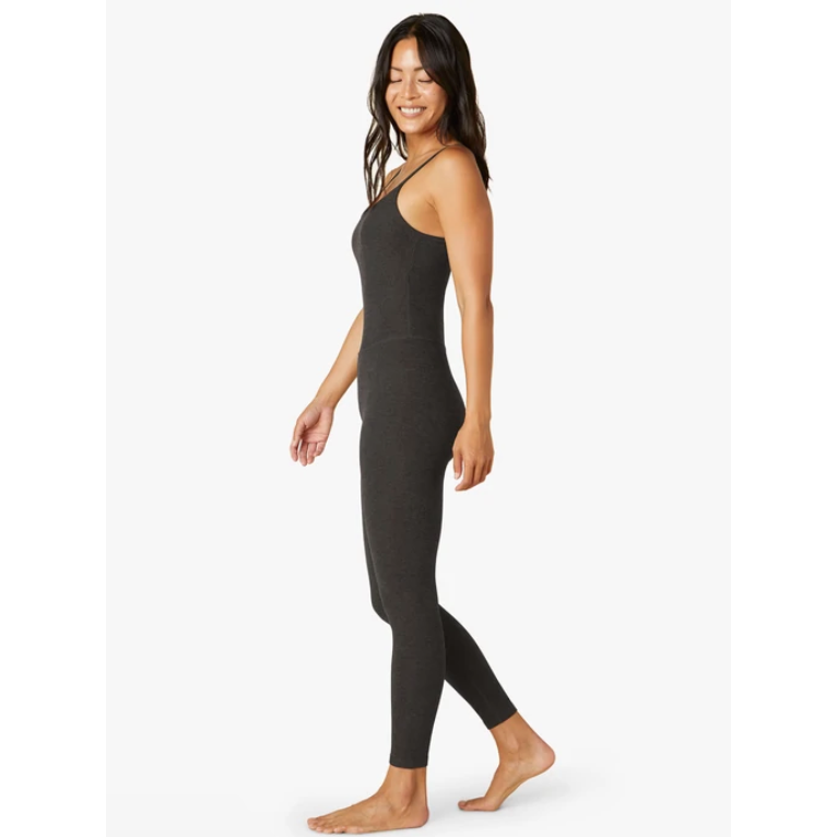 Beyond Yoga Spacedye Uplevel Midi Jumpsuit Darkest Night