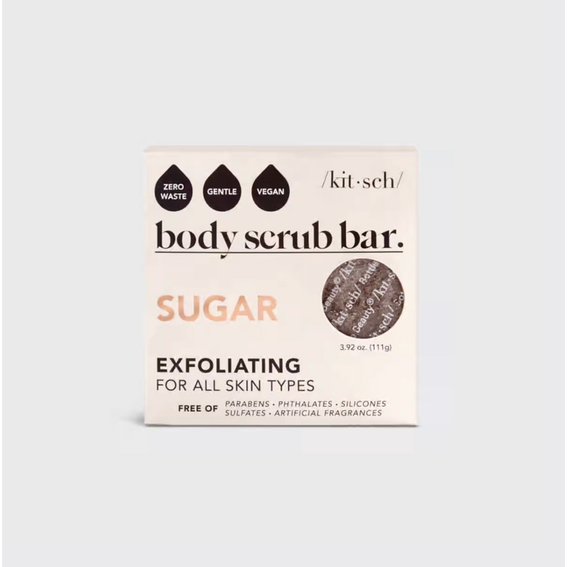 Kit.Sch Sugar Exfoliating Body Scrub Bar