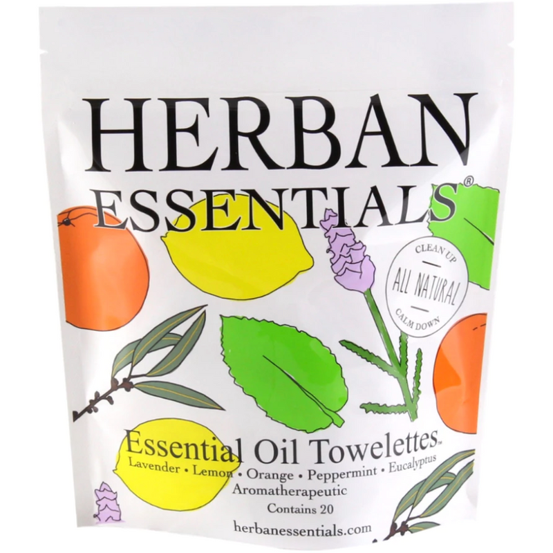 Herban Essentials Towelettes - Regular