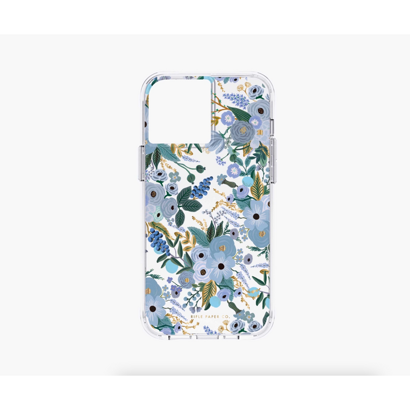 Rifle Paper Co. Clear Garden Party Blue iPhone Case