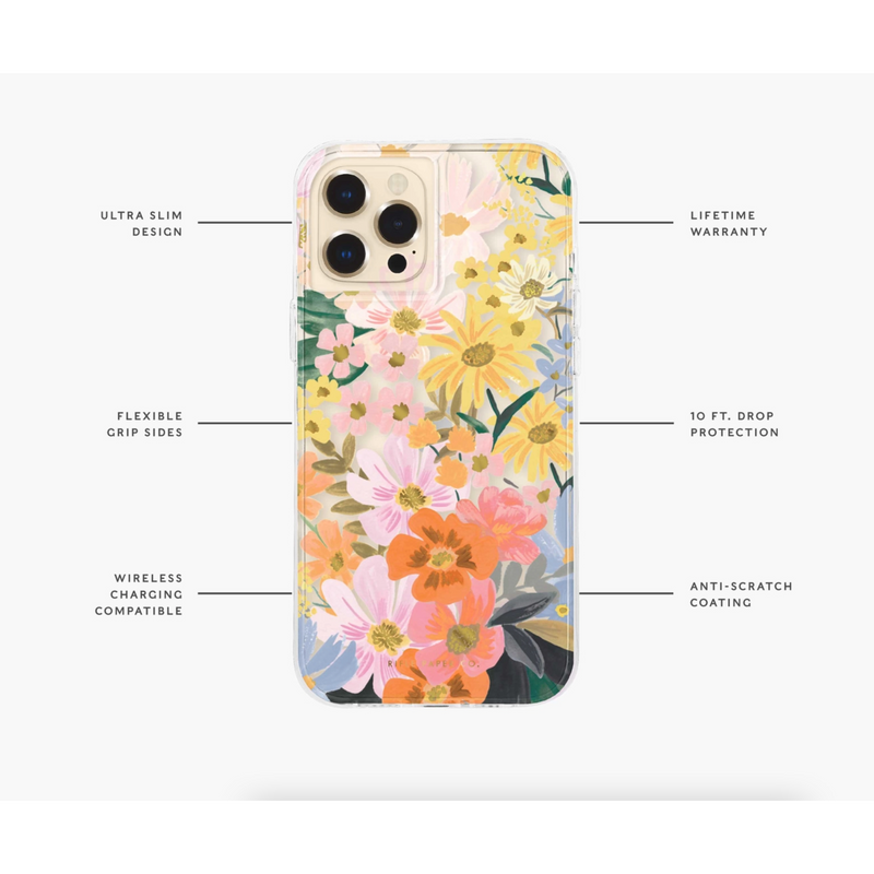 Rifle Paper Co. Clear Marguerite iPhone Case Atelerietheshop Rifle Paper Co. Clear Marguerite iPhone Case Atelerietheshop