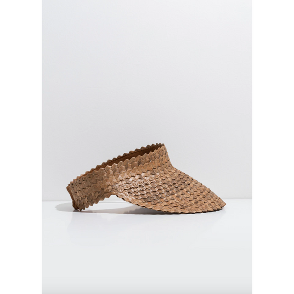 Lusana Solid Baha Visor Brown