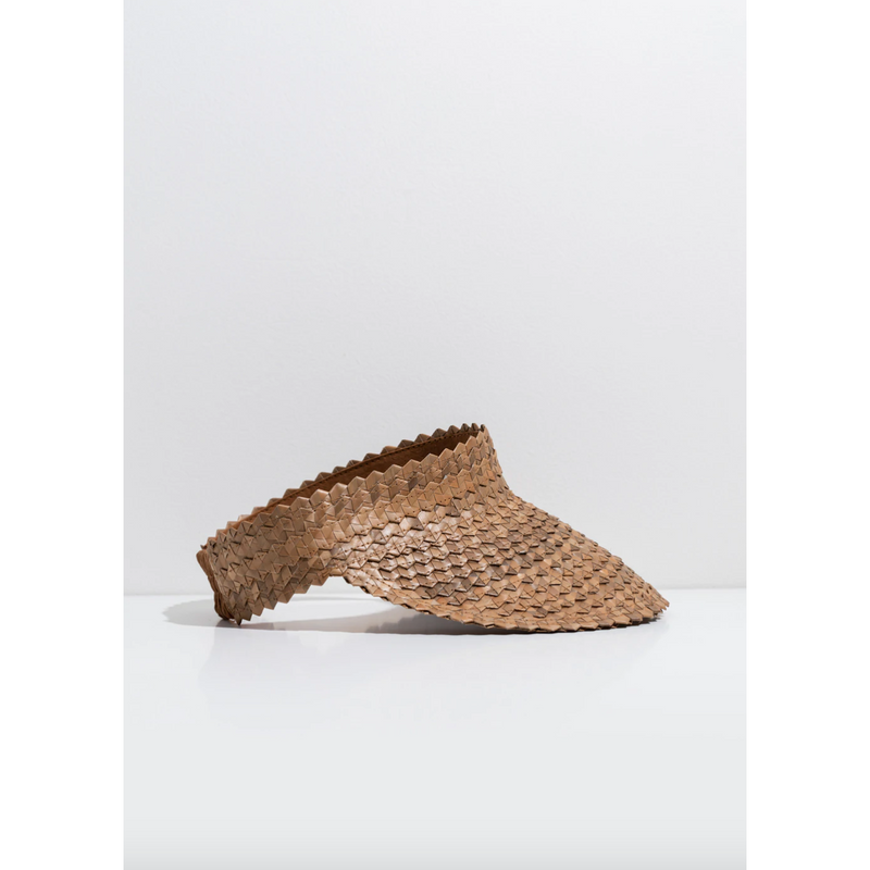 Lusana Solid Baha Visor Brown