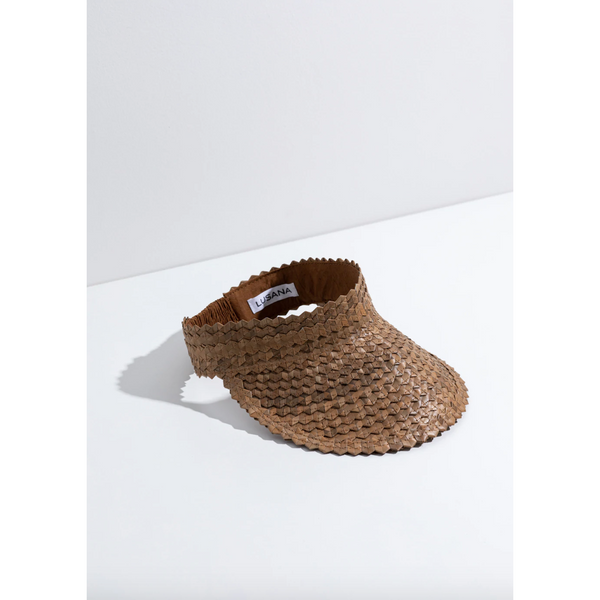 Lusana Solid Baha Visor Brown