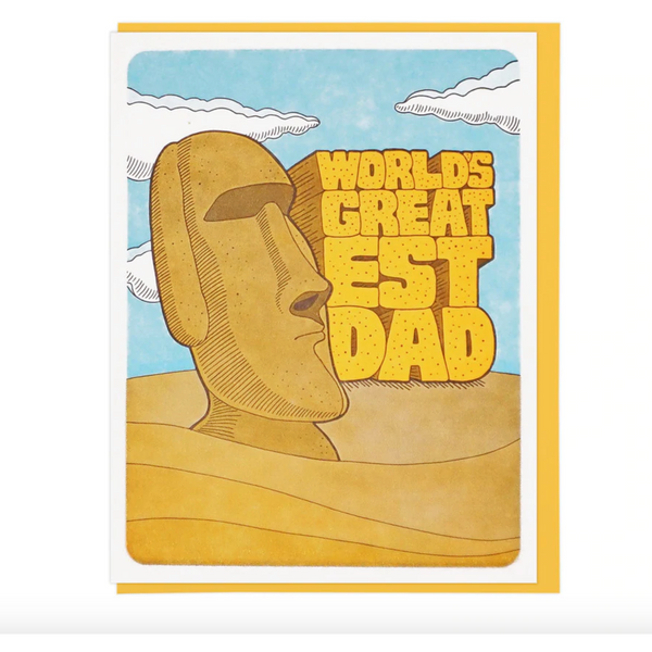 Lucky Horse Press World's Greatest Dad Moai