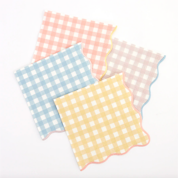 Meri Meri Gingham Small Napkins