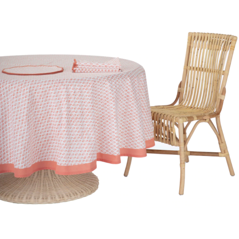 Amanda Lindroth Batik Napkins Coral, Set of 4