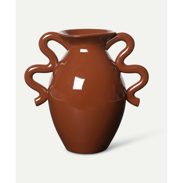 Ferm Verso Table Vase - Terracotta