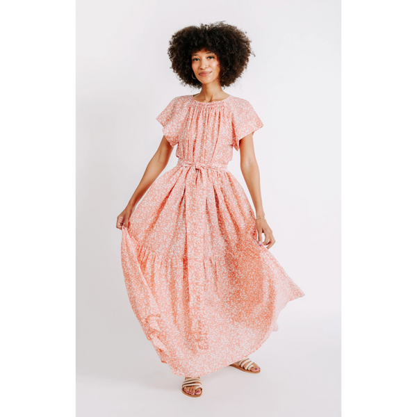 Mirth Vienna Maxi In Flamingo Field Flower