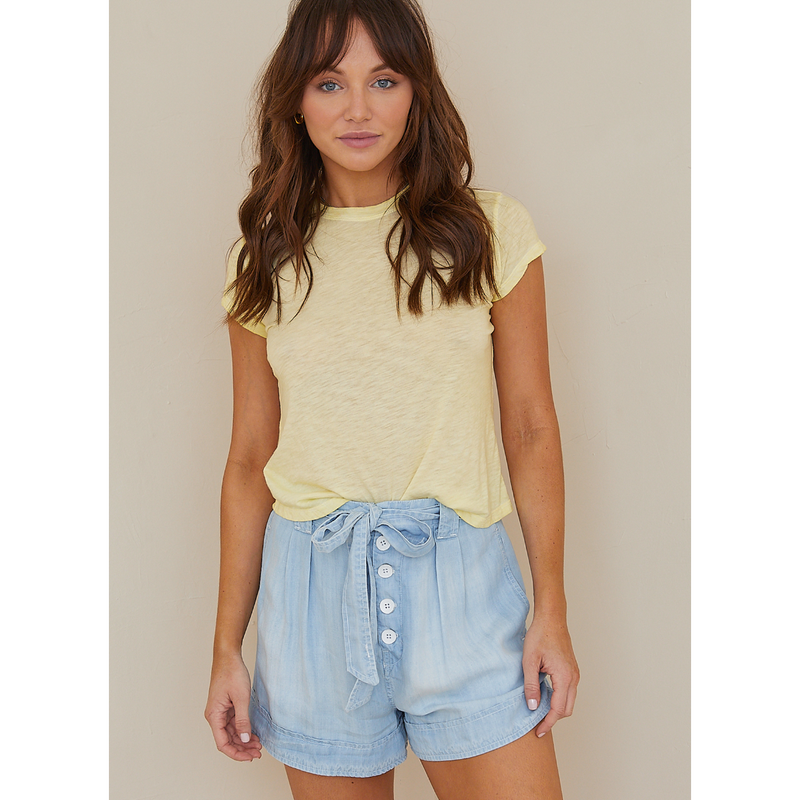 Bella Dahl Baby Crew Tee - Summer Lime