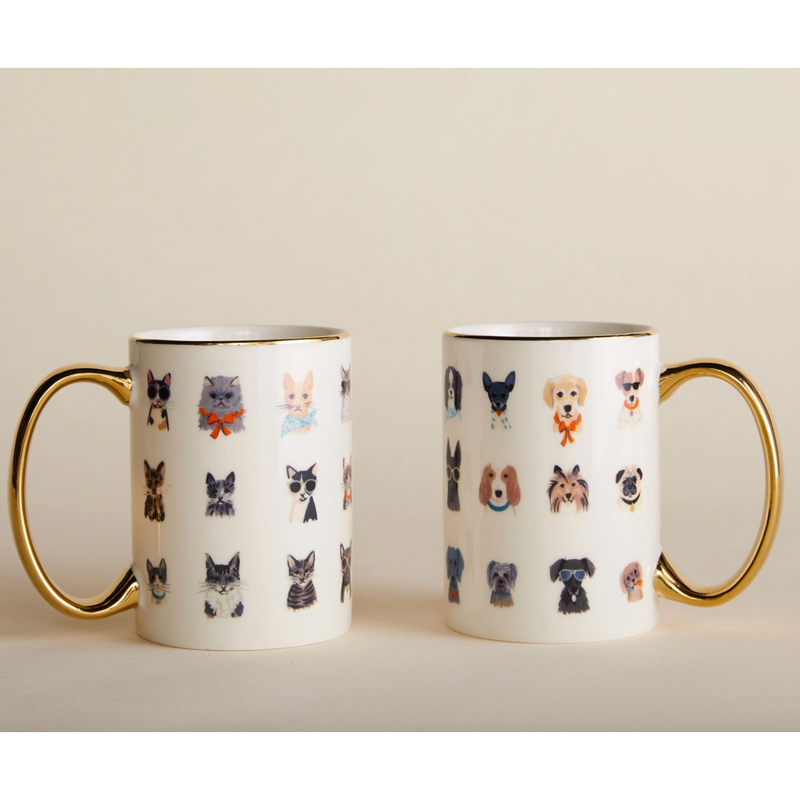 Rifle Paper Co. Hot Dogs Porcelain Mug