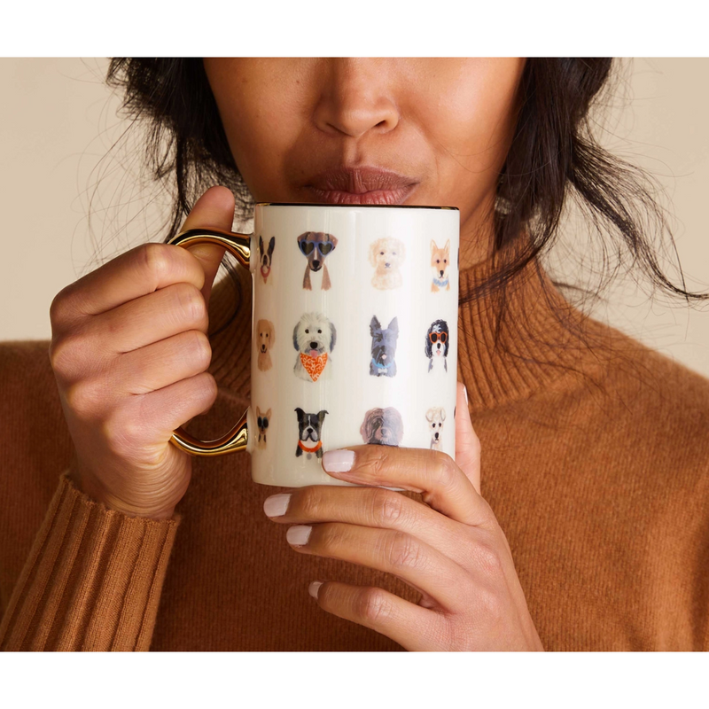 Rifle Paper Co. Hot Dogs Porcelain Mug