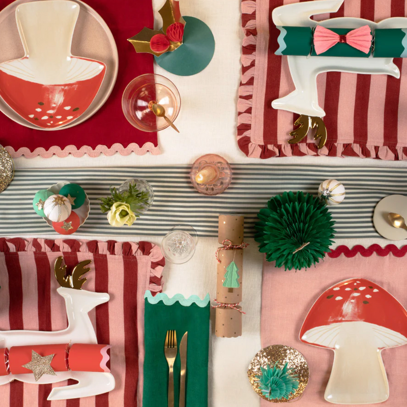 Meri Meri Christmas Assorted Ric Rac Napkins